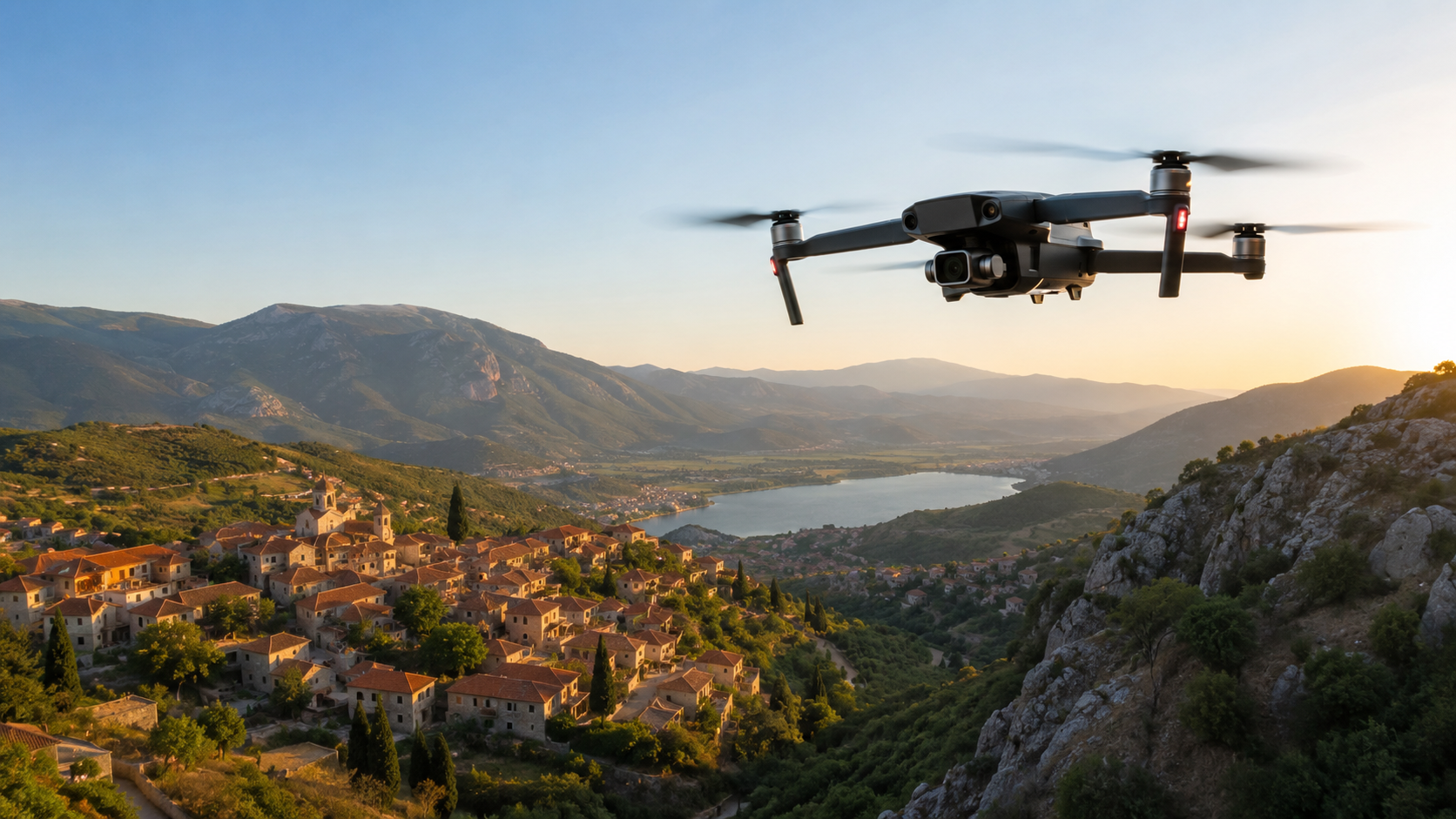 Επαγγελματική λήψη με drone